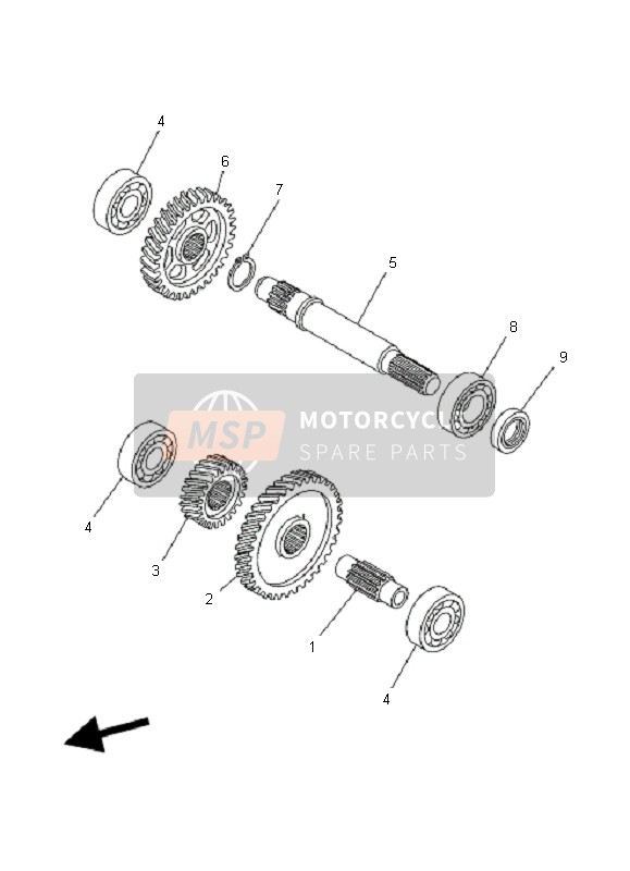 Yamaha XP500A T-MAX 2011 Transmission for a 2011 Yamaha XP500A T-MAX